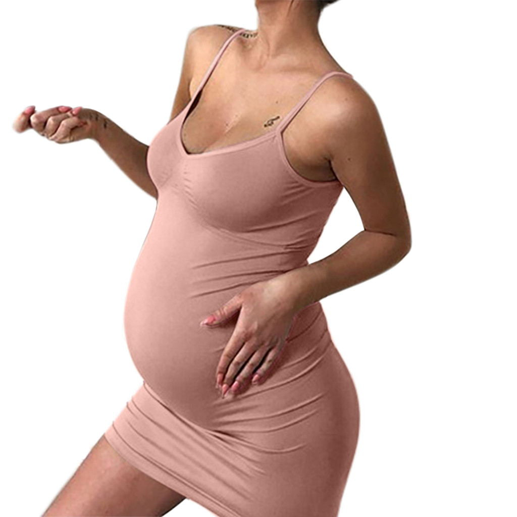 Maternity Dress, Casual Homewear Dress